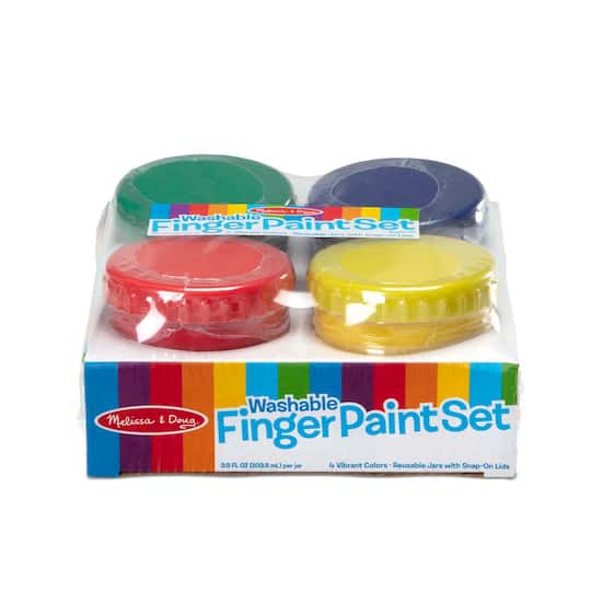 Melissa &#x26; Doug&#xAE; 4 Color Finger Paint Set
